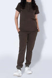 Olive green | 4-Pocket Mandarin Collar - Scrubs Pk