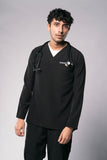 Midnight Black Minimal edge for Men