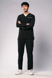 Midnight Black Minimal edge for Men