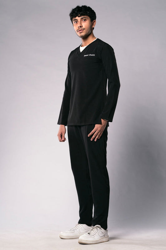 Midnight Black Minimal edge for Men