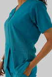 Pacific Blue Feathersoft™ Milano scrub set