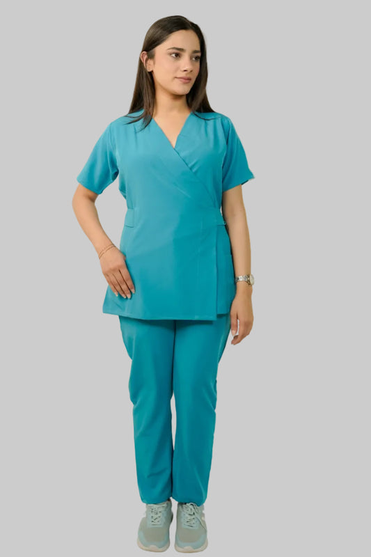 Pacific Blue Feathersoft™ Paris Scrub Set
