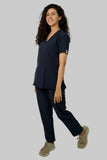 Navy Blue Feathersoft™ Milano Scrub Set