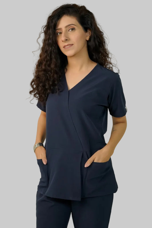 Navy Blue Feathersoft™ Milano Scrub Set