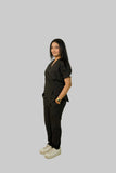 Midnight Black Feathersoft™ Paris Scrub Set
