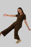 Lisbon Brown Feathersoft™ Milano Scrub Set