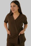 Lisbon Brown Feathersoft™ Milano Scrub Set