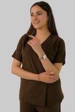 Lisbon Brown Feathersoft™ Milano Scrub Set