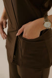 Lisbon Brown Feathersoft™ Milano Scrub Set
