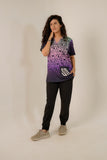 Signature Printed Feathersoft™ With Black trousers