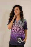 Signature Printed Feathersoft™ With Black trousers
