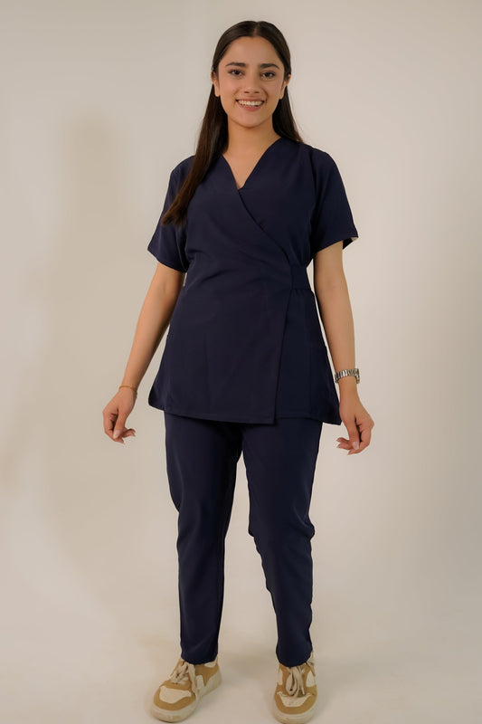 Navy Blue Feathersoft™ Paris Scrub Set