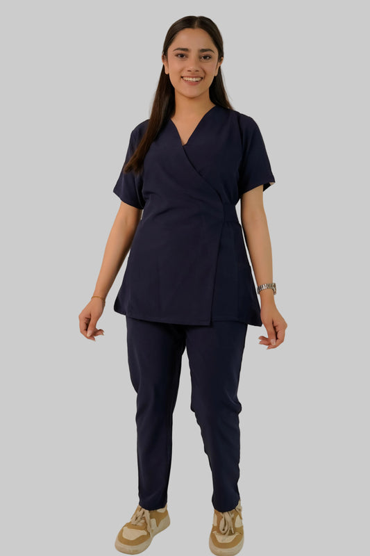 Navy Blue Feathersoft™ Paris Scrub Set