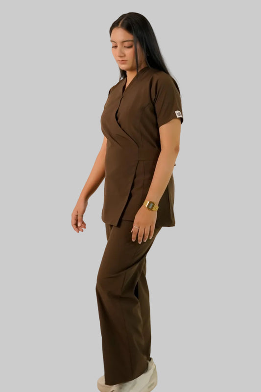 Lisbon Brown Feathersoft™ Paris Scrub Set