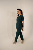 Forest Green Feathersoft™ Paris Scrub Set