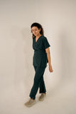 Forest Green Feathersoft™ Paris Scrub Set