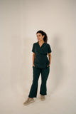 Forest Green Feathersoft™ Paris Scrub Set