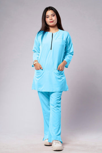     sky blue medical uniforms