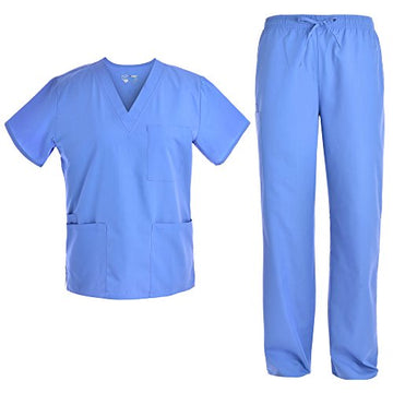 light blue doctor uniforms