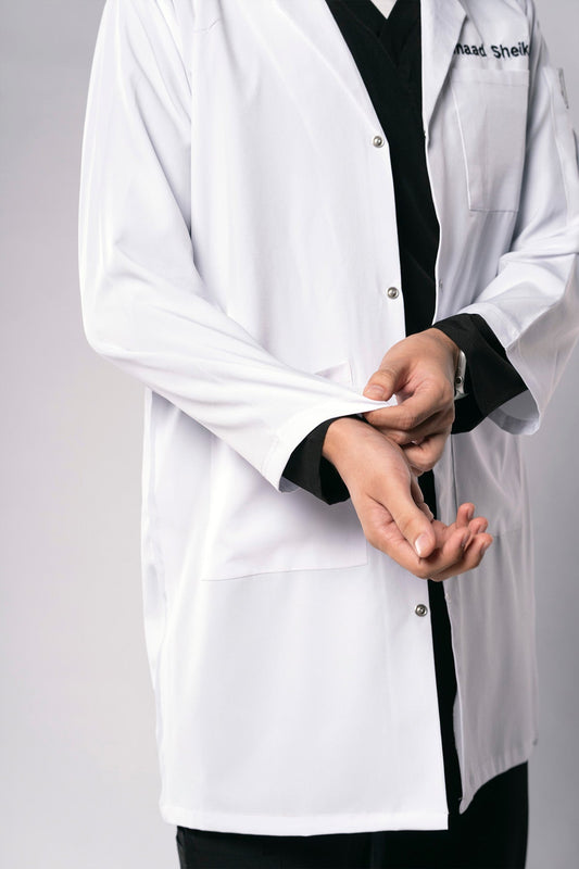 white coat