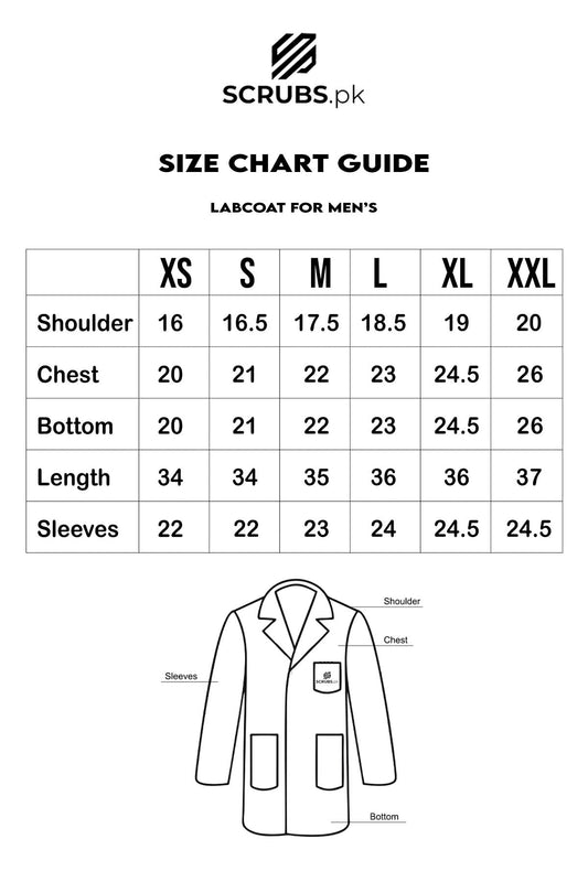 lab coats size