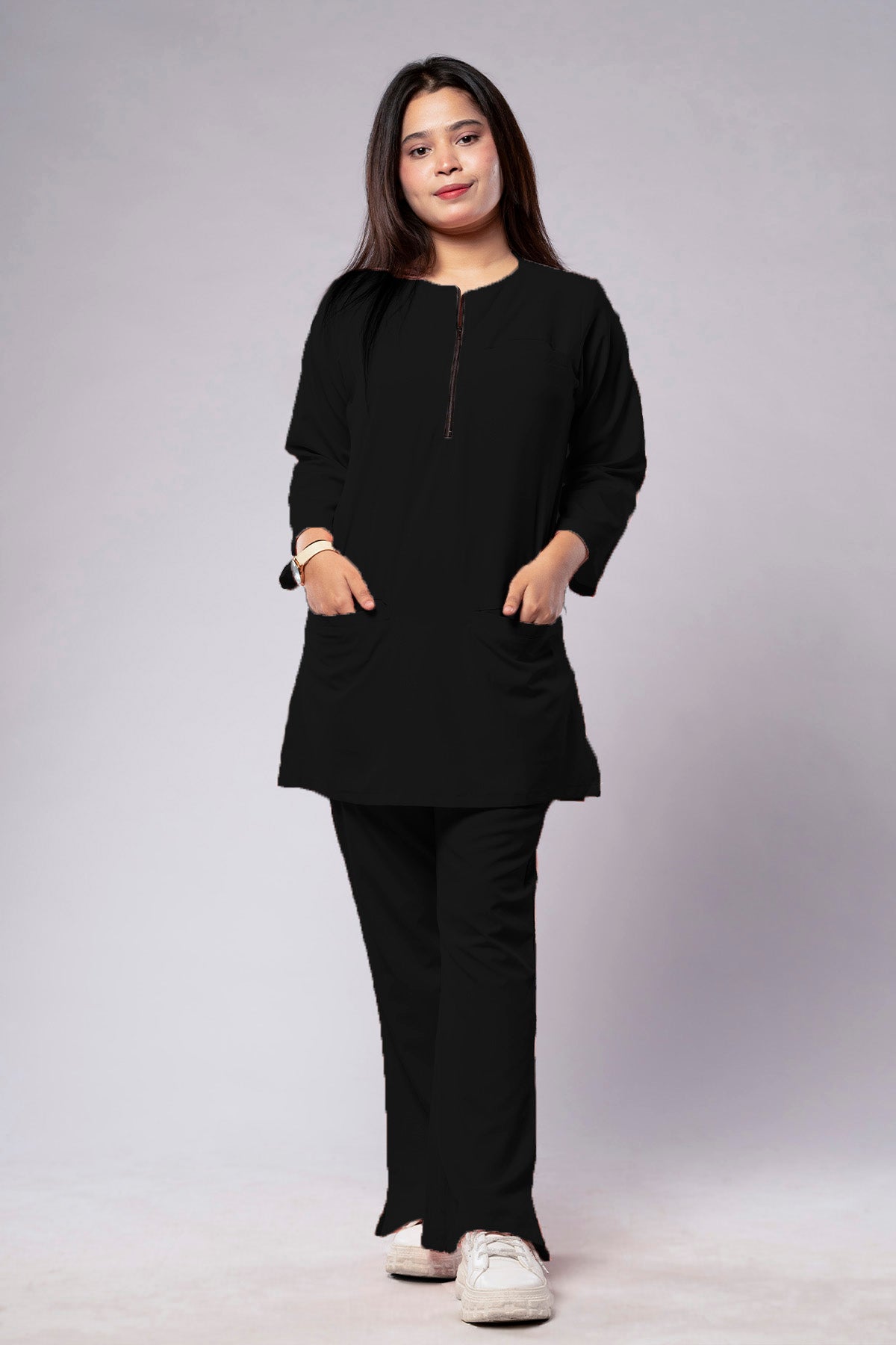 Zipflex Black – Comfortable & Stylish Activewear