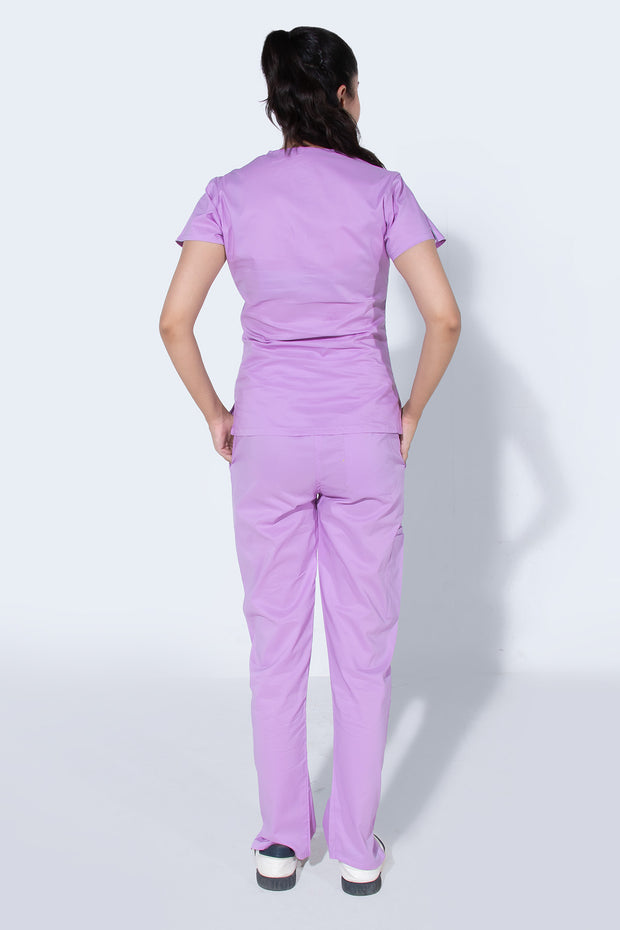 Lavender | Women Classic Collar - Scrubs Pk