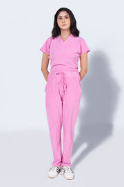 Rose Pink Women Classic Collar - Scrubs Pk