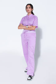 Lavender | Women 4-Pocket Mandarin Collar - Scrubs Pk