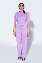 Lavender | Women 4-Pocket Mandarin Collar - Scrubs Pk