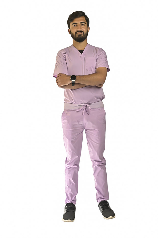 Lilac Men's Scrubs - Scrubs Pk