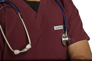 Maroon Men's Scrubs - Scrubs Pk