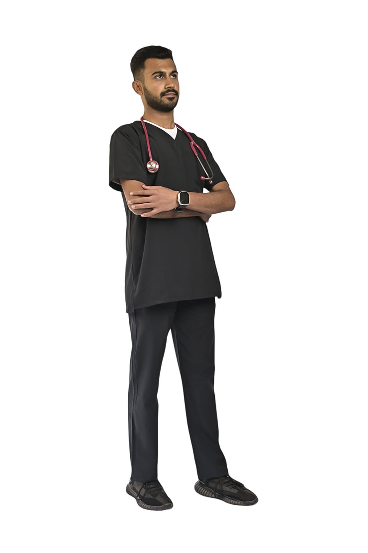 Black Men's Scrubs - Scrubs Pk