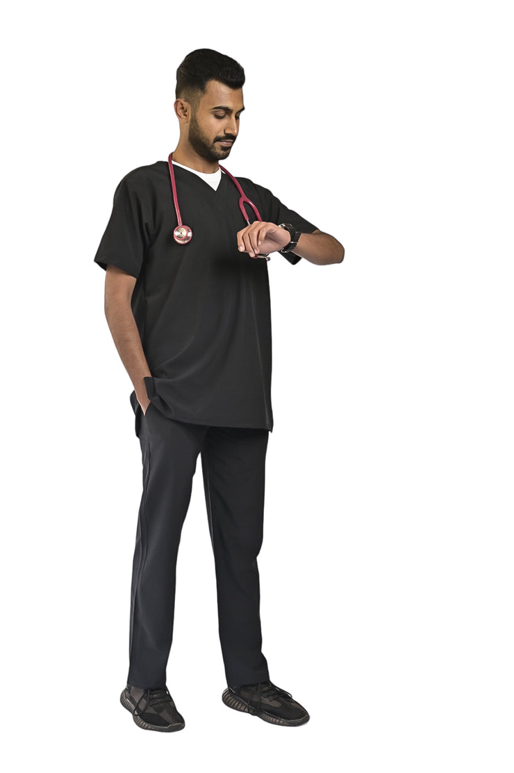 Black Men's Scrubs - Scrubs Pk