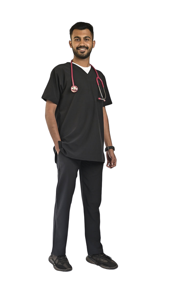 Black Men's Scrubs - Scrubs Pk