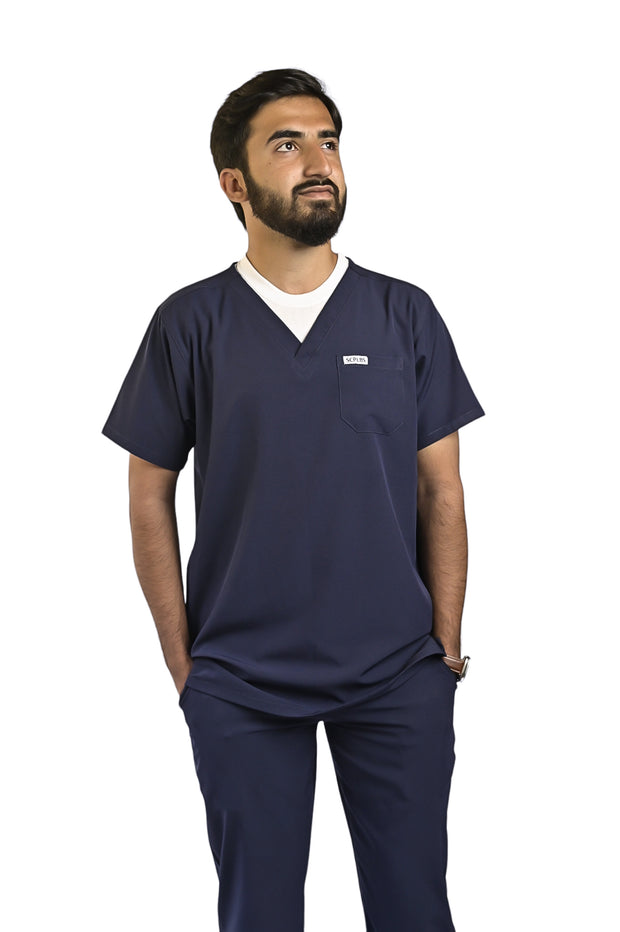 Navy blue Men's Scrubs - Scrubs Pk