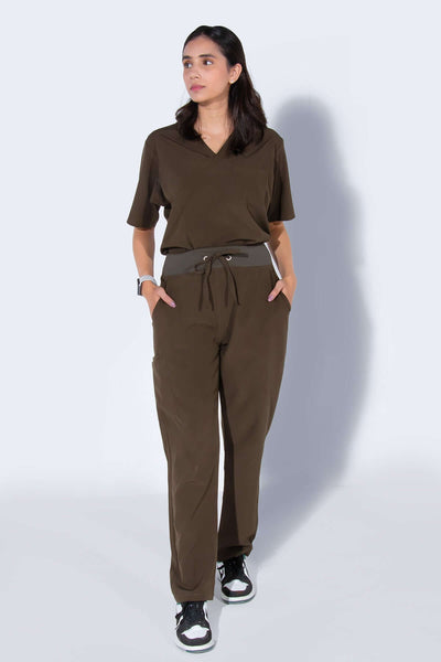 Olive green | Women Classic Collar - Scrubs Pk