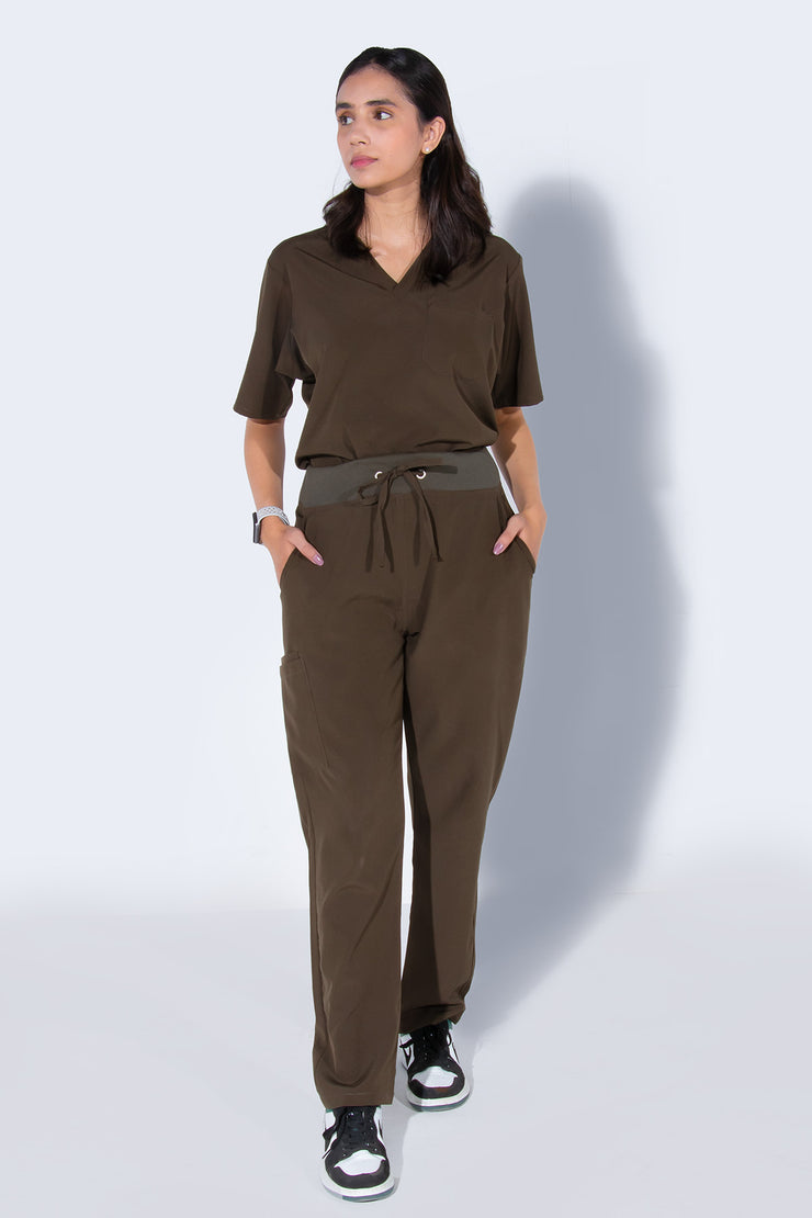 Straight Pant Olive Green | Women - Scrubs Pk