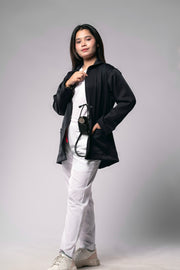 Classic Scrub Jacket Black Female