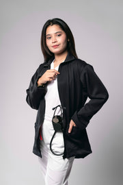 Classic Scrub Jacket Black Female