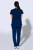 Navy Blue Women’s Scrubs – Comfortable & Durable Fit