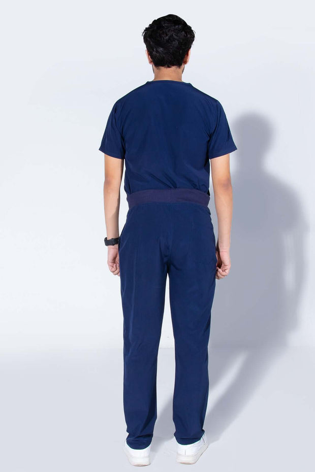 Navy Blue | 4-Pocket Mandarin Collar - Scrubs Pk