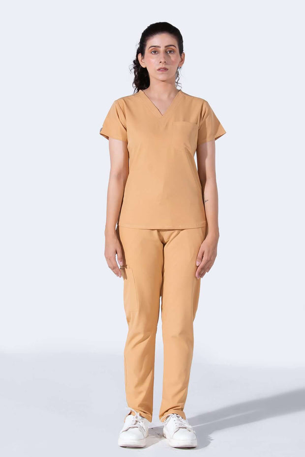 Tan beige | Women Classic Collar - Scrubs Pk