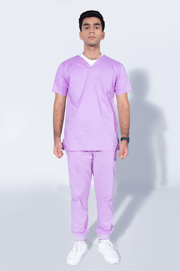 Lavender | 4-Pocket Mandarin Collar - Scrubs Pk