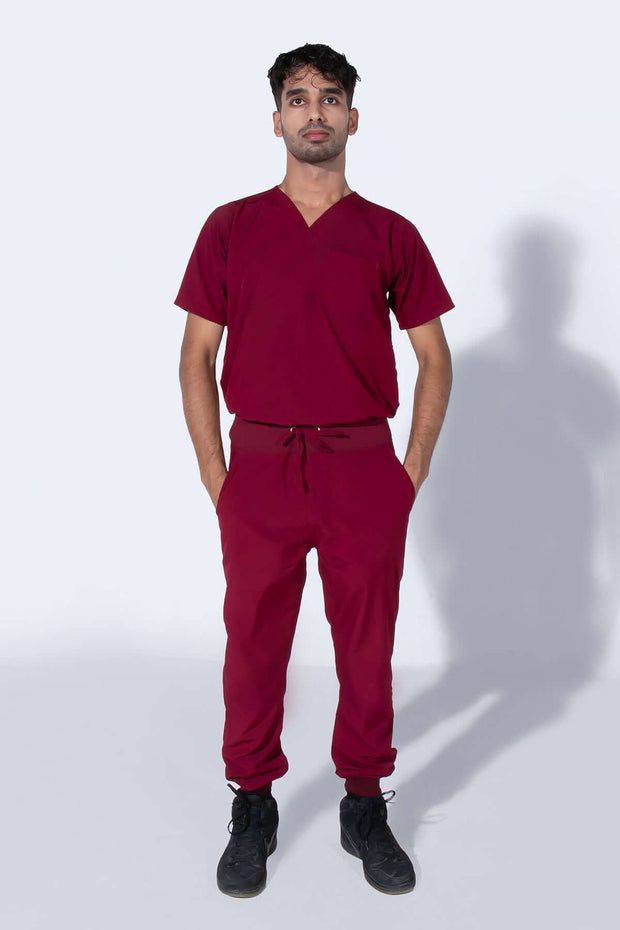 Mulberry Maroon | Classic Men - Scrubs Pk