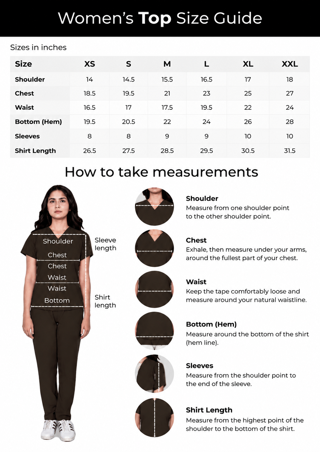 Top Size Guide