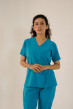 Pacific Blue Feathersoft™ Milano scrub set