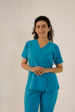 Pacific Blue Feathersoft™ Milano scrub set