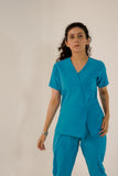 Pacific Blue Feathersoft™ Milano scrub set