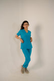 Pacific Blue Feathersoft™ Milano scrub set